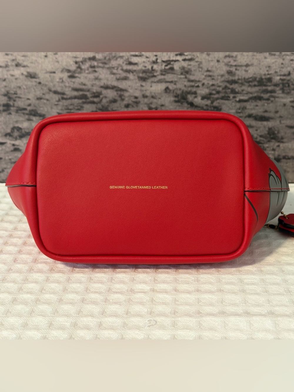 NWT Disney X Coach Kisslock Frame Bag with Sleepy Pluto Red Brass CDL98 - Picture 5 of 13